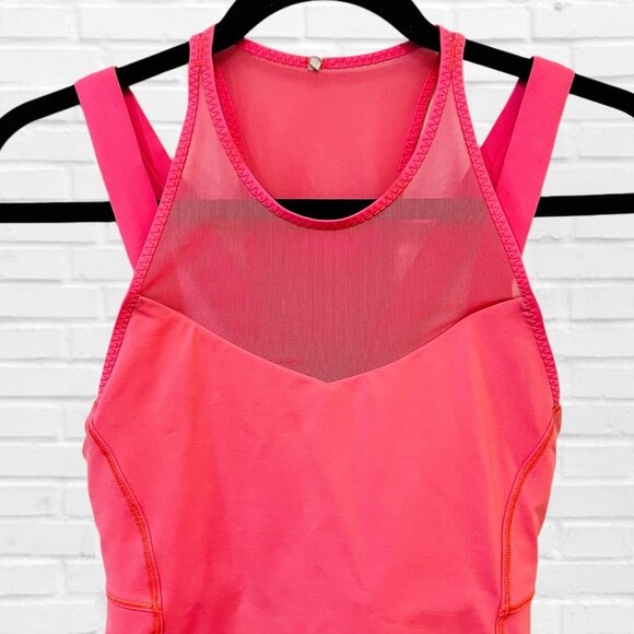 Lululemon Running In The City Racerback Tank Top Built-In Sport Bra Workout Tee - Picture 5 of 12